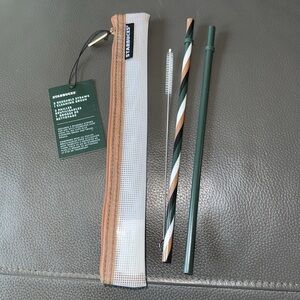Starbucks Reusable straws & brush